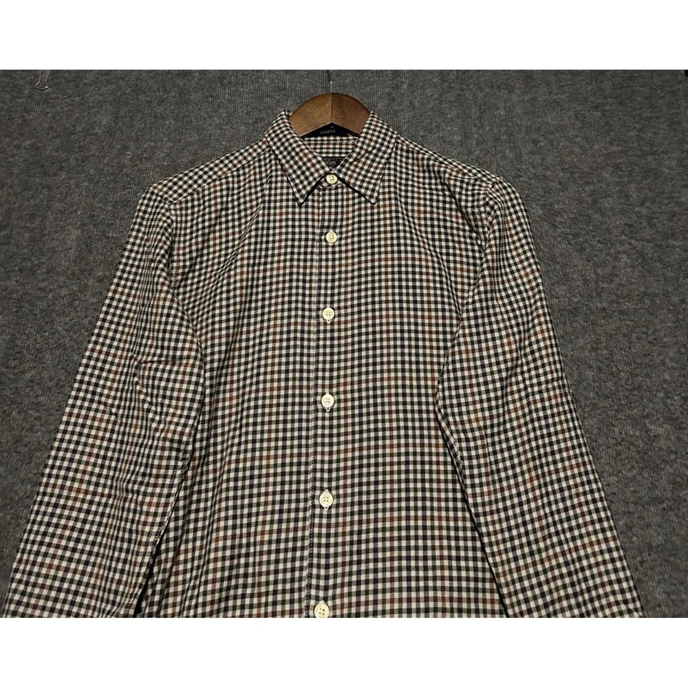 Pendleton jasper wool shirt check pattern small mens long sleeve